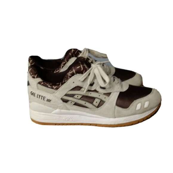 ASICS Gel Lyte 3 Romance Shoes Men\'s Size 8 Sneaker Cream Brown main image 14